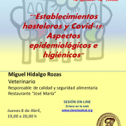 ESTABLECIMIENTOS HOSTELEROS Y COVID-19. ASPECTOS EPIDEMIOLÓGICOS E HIGIÉNICOS